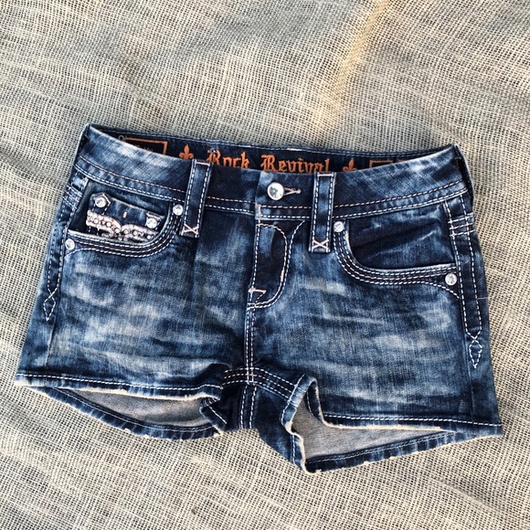 Rock Revival Brand New Betty Shorts Size 25 - Picture 4 of 4